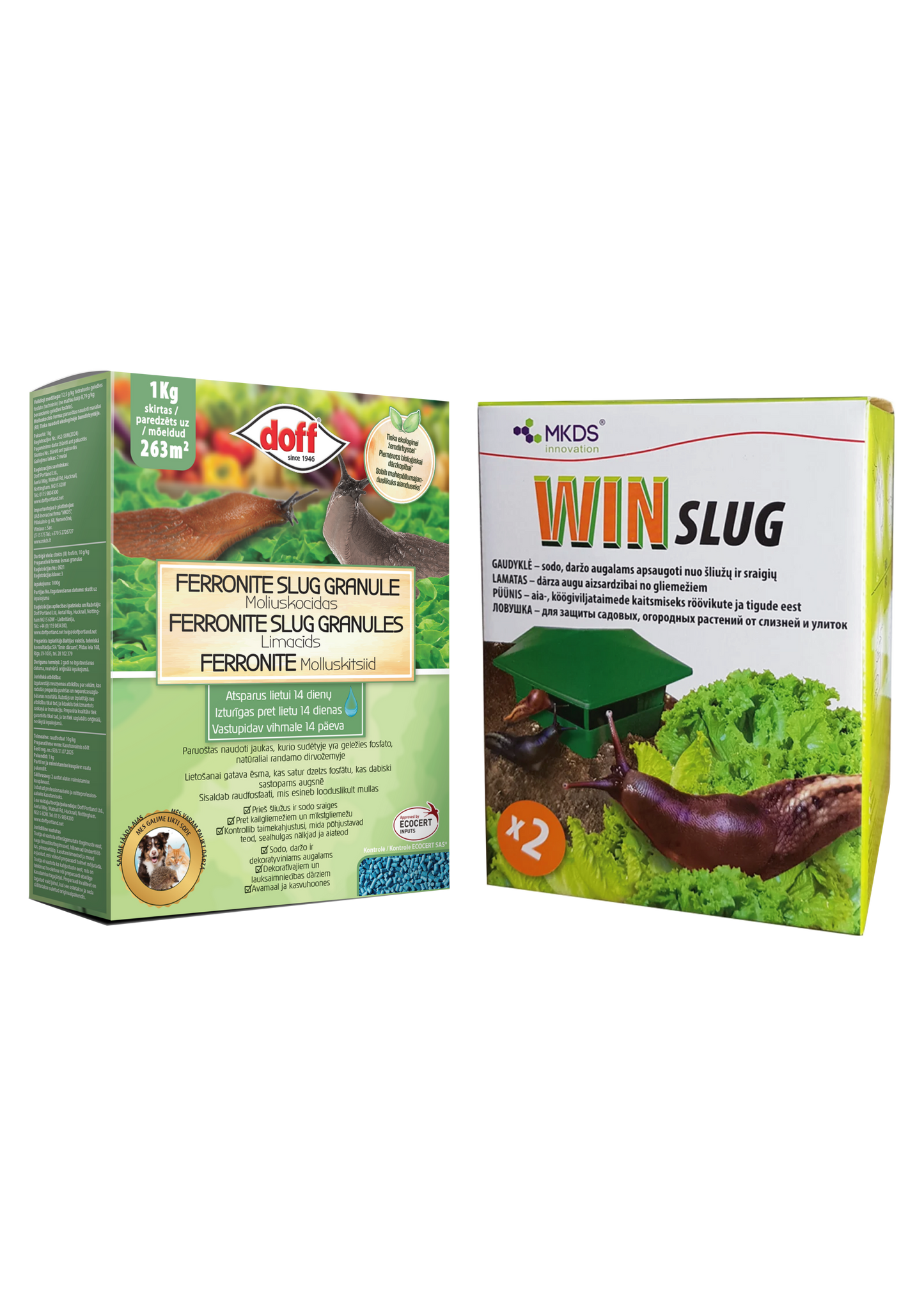 Nälkjakaitse stardipakett: Ferronite 1kg + WinSlug püünis